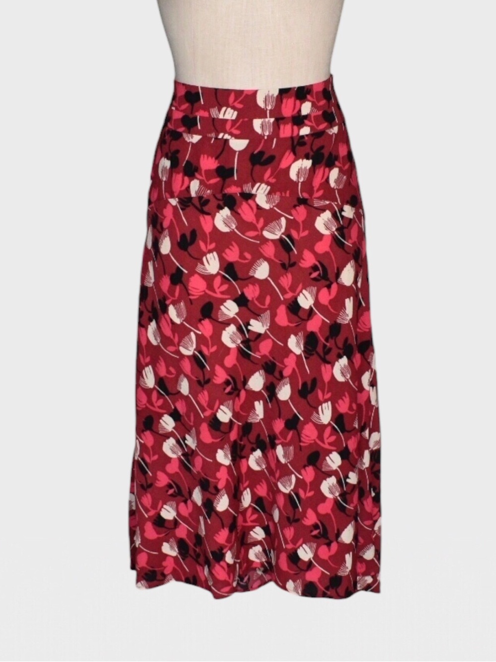Cabi 4212 Corsage Floral A-Line Midi Skirt